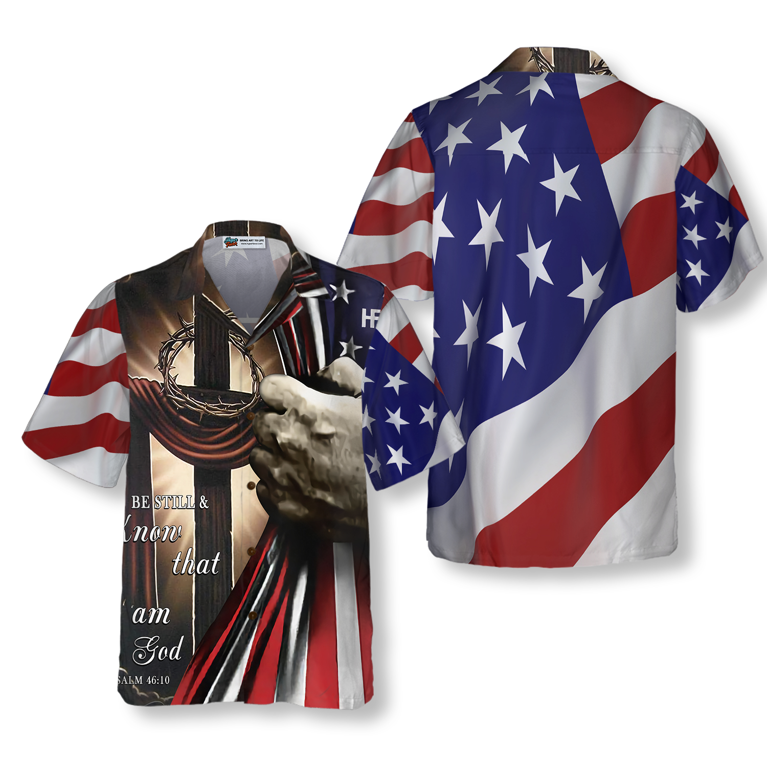 Know That I Am God Hawaiian Shirt - Hyperfavor