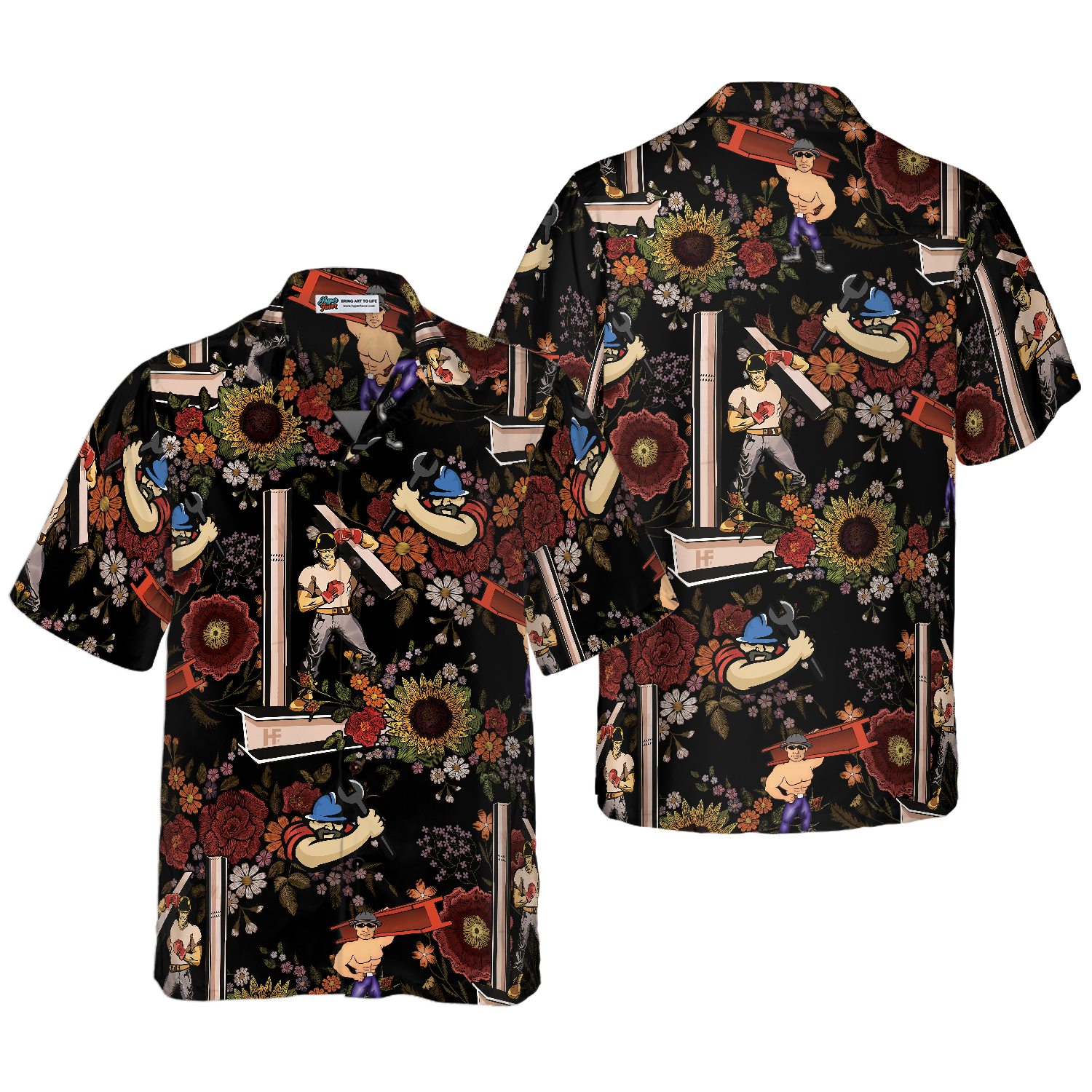 Ironworker Proud 2 Hawaiian Shirt - Hyperfavor