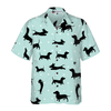 Small Dachshund Pattern Hawaiian Shirt - Hyperfavor
