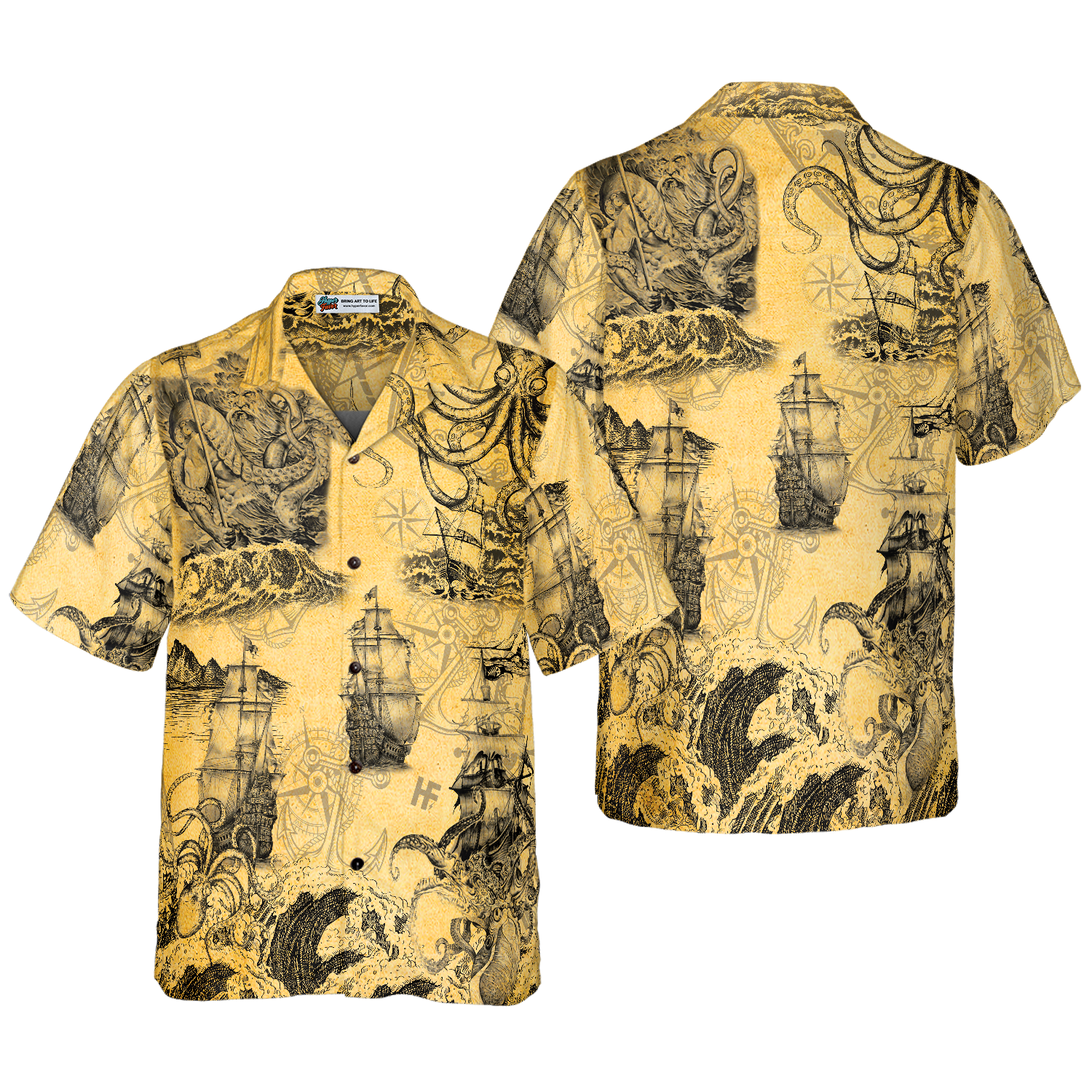 Amazing Octopus Hawaiian shirt - Hyperfavor