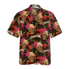 Skull And Flowers Day Of Dead Hawaiian Shirt - Hyperfavor
