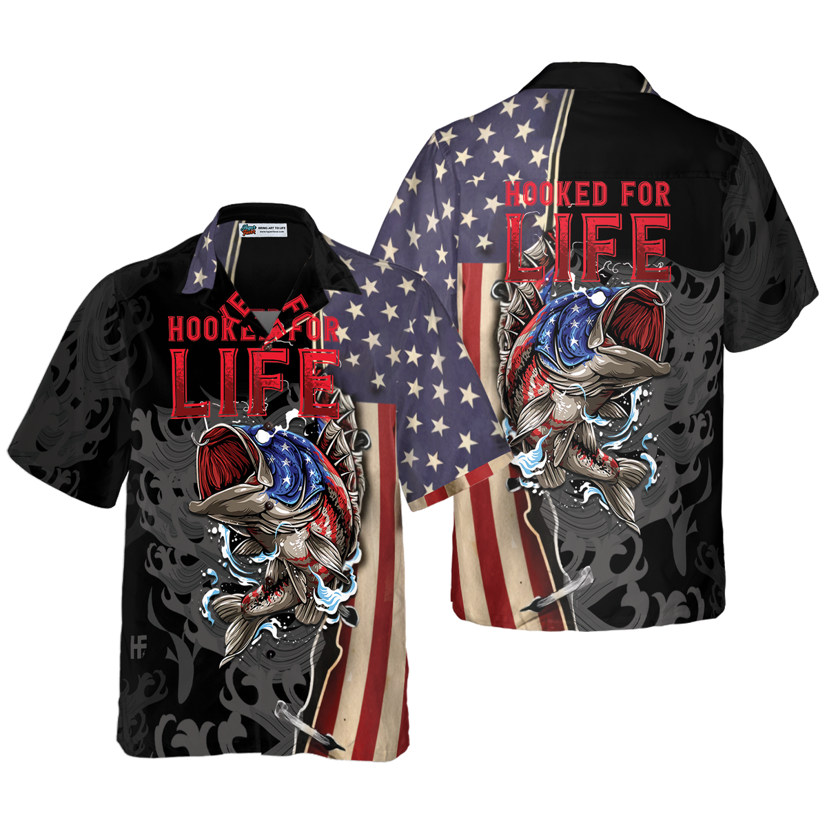 Hooked For Life Hawaiian Shirt - Hyperfavor