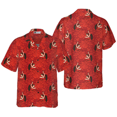 Flamenco Seamless Pattern Hawaiian Shirt - Hyperfavor