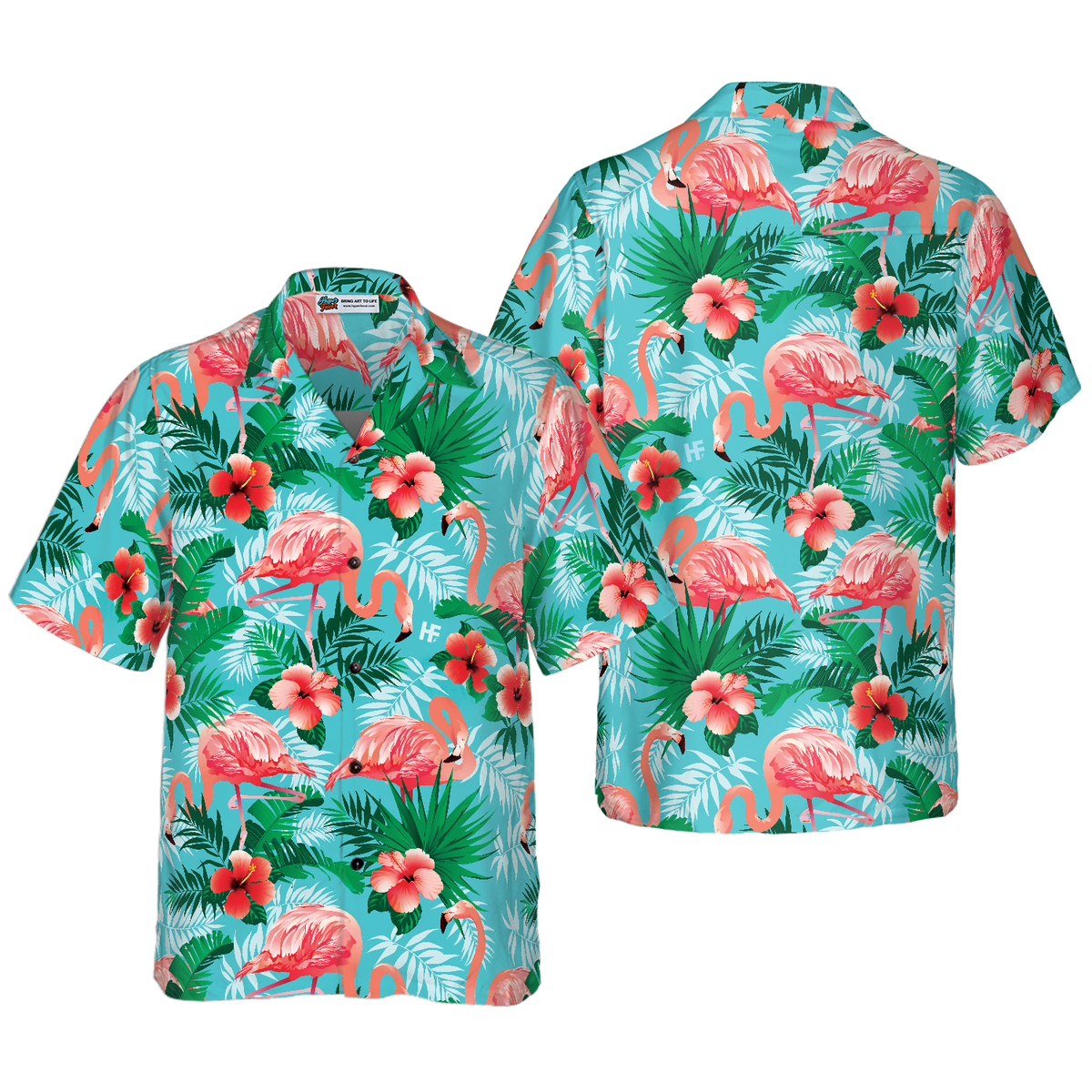 Flamingo 04 Hawaiian Shirt - Hyperfavor