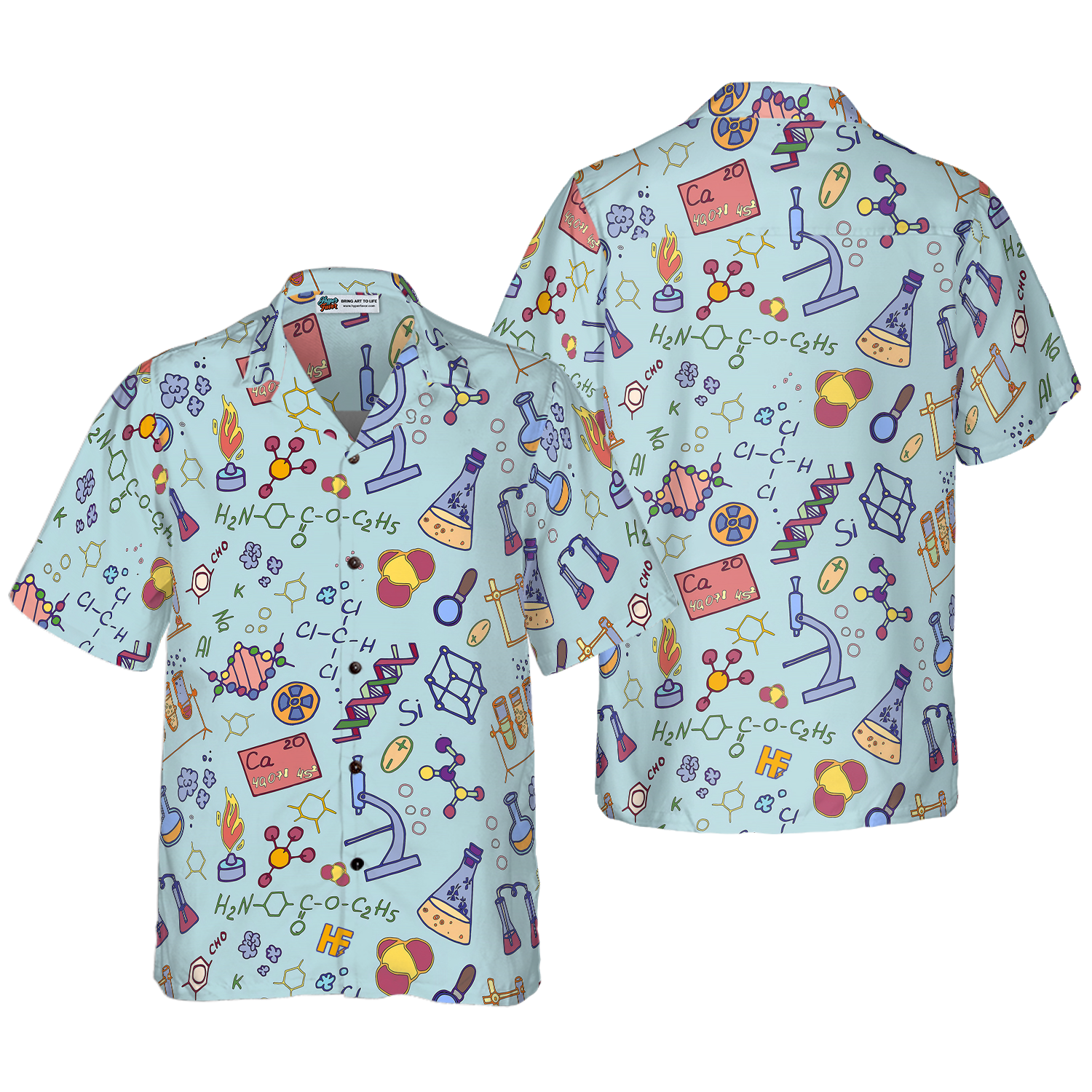 Chemistry Teacher Pattern Hawaiian Shirt - Hyperfavor