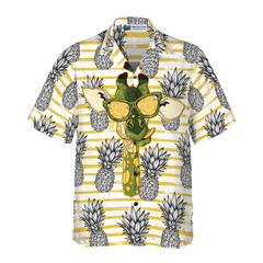 Pineapple And Giraffe Hawaiian Shirt - Hyperfavor