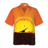 Mesozoic Sunset Dinosaur Hawaiian Shirt - Hyperfavor