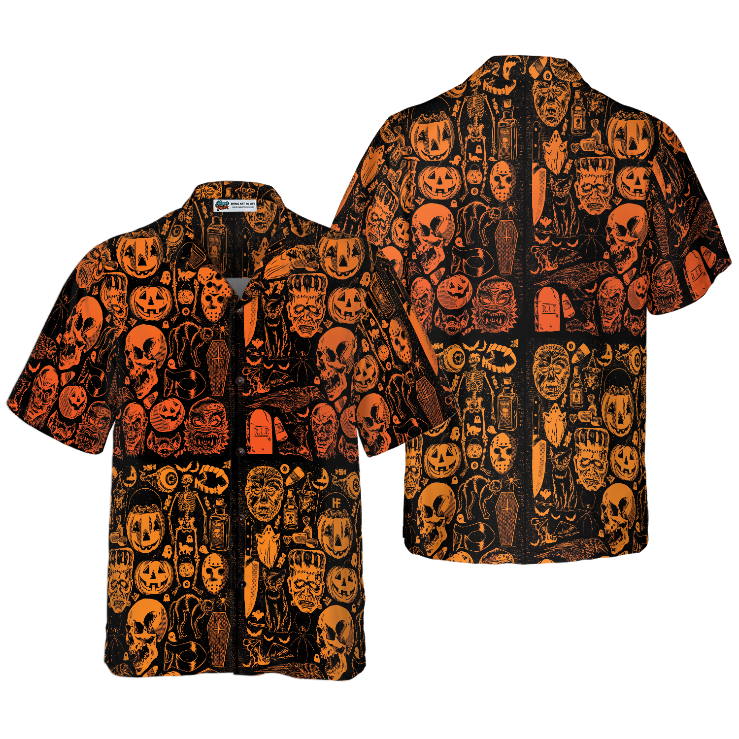 Everyday Is Halloween For Real Hawaiian Shirt - Hyperfavor