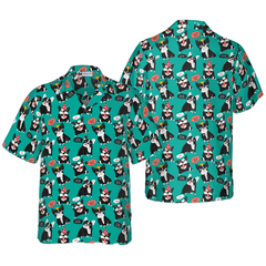 Dog French Bulldog Happy Animals Hawaiian Shirt - Hyperfavor