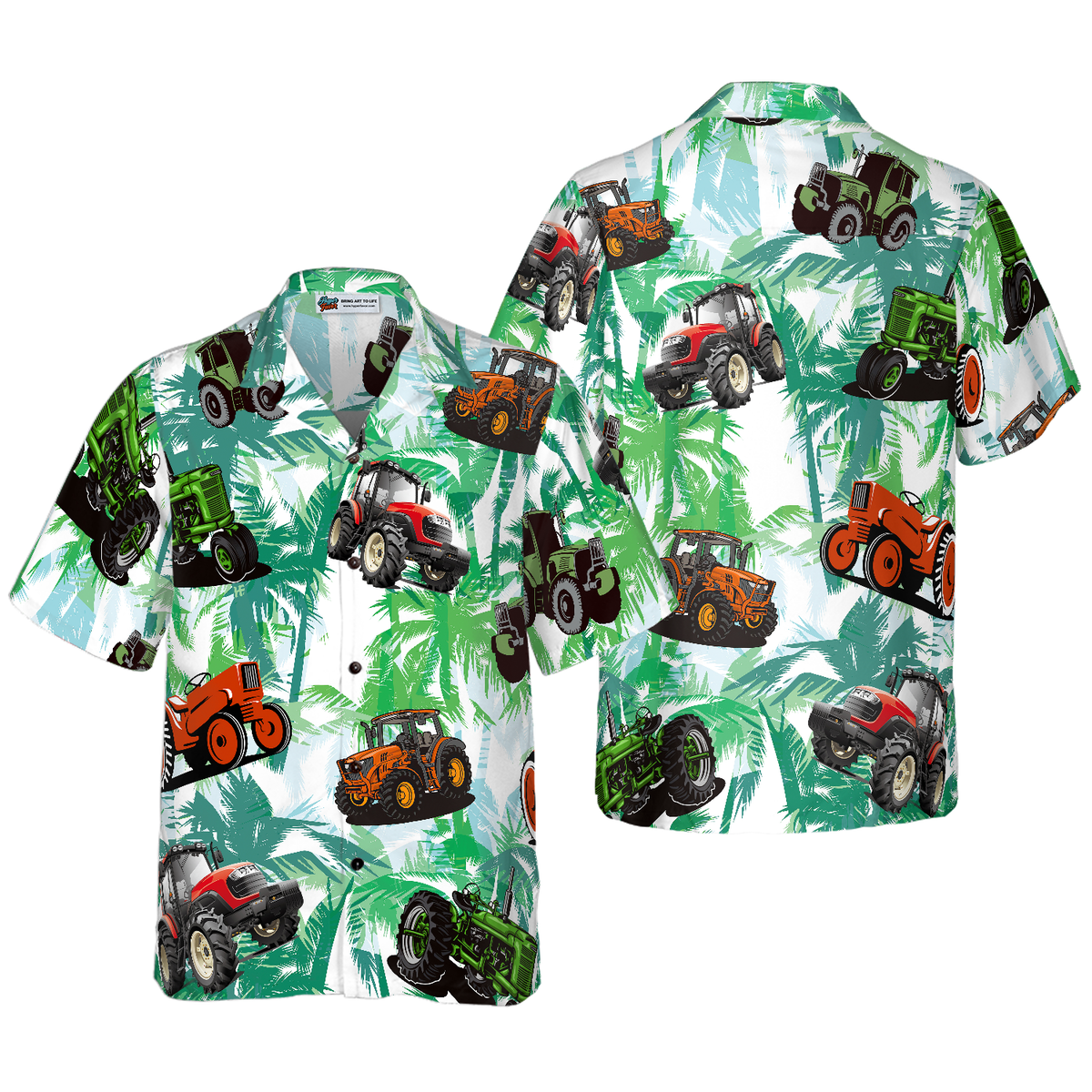 Tractors Tropical Summer Hawaiian Shirt - Hyperfavor