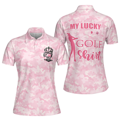 My Lucky Golf Shirt Golf Short Sleeve Women Polo Shirt - Hyperfavor