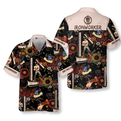 Don't Mess With Ironworker Hawaiian Shirt - Hyperfavor