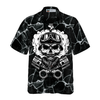 Skull Biker Motocycle Hawaiian Shirt, Motorcycle Shirts For Men And Women - Hyperfavor