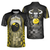 Bowling Bull Black And Yellow Short Sleeve Polo Shirt For Bowling, Bull Polo Shirt, Best Bowling Shirt For Men - Hyperfavor