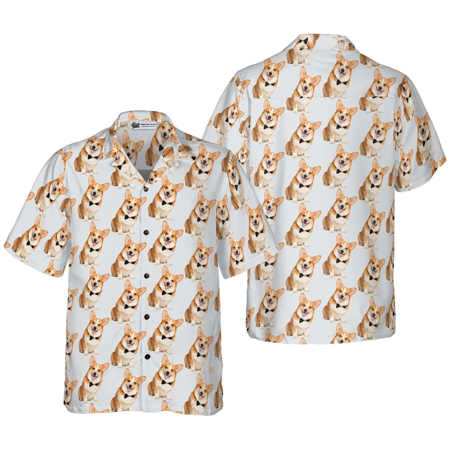 Gentleman Corgi Hawaiian Shirt, Best Corgi Shirt For Men And Women - Hyperfavor