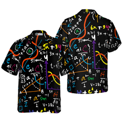 Math Teacher Seamless Pattern Hawaiian Shirt - Hyperfavor