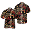 Casino Skull Colorful Hawaiian Shirt - Hyperfavor