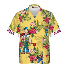 PLUMBER Hawaiian Shirt - Hyperfavor