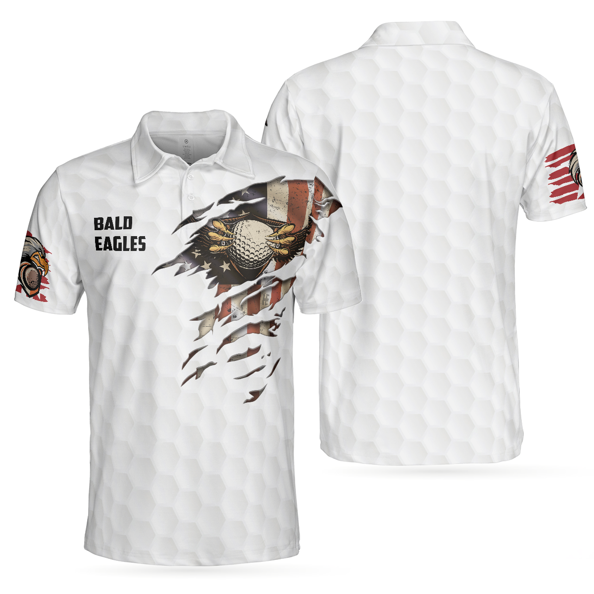 Bald Eagles Polo Shirt - Hyperfavor