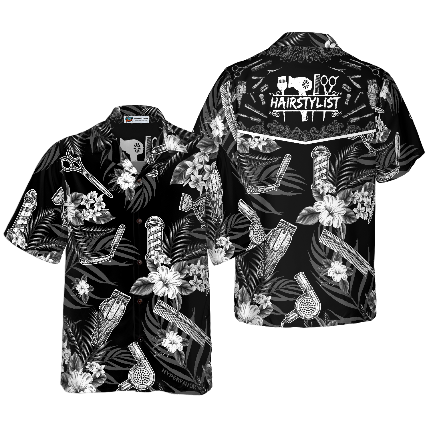 Hair Stylist Hawaiian Shirt - Hyperfavor