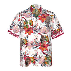 Florida Panther And Orange Blossom Hawaiian Shirt - Hyperfavor