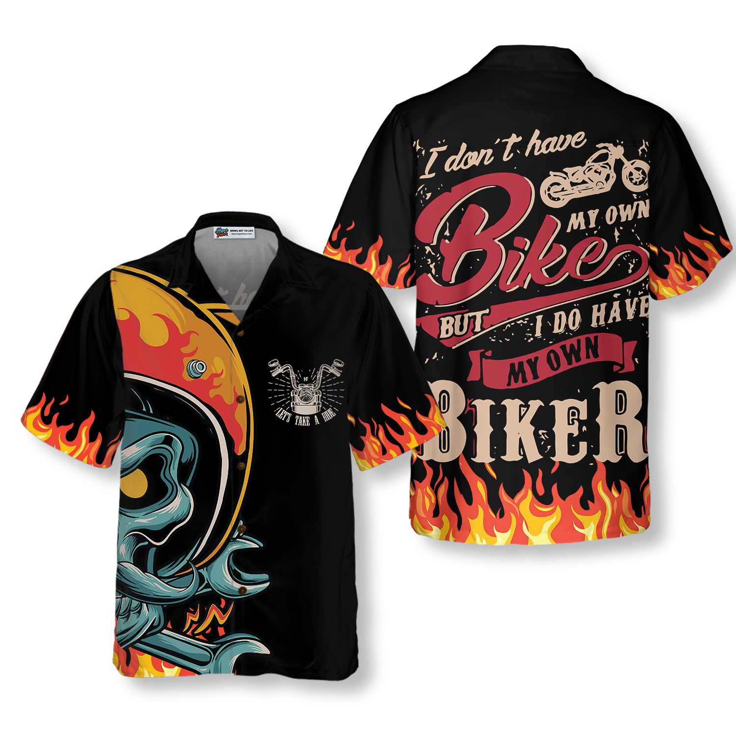 Have Your Own Biker Hawaiian Shirt - Hyperfavor