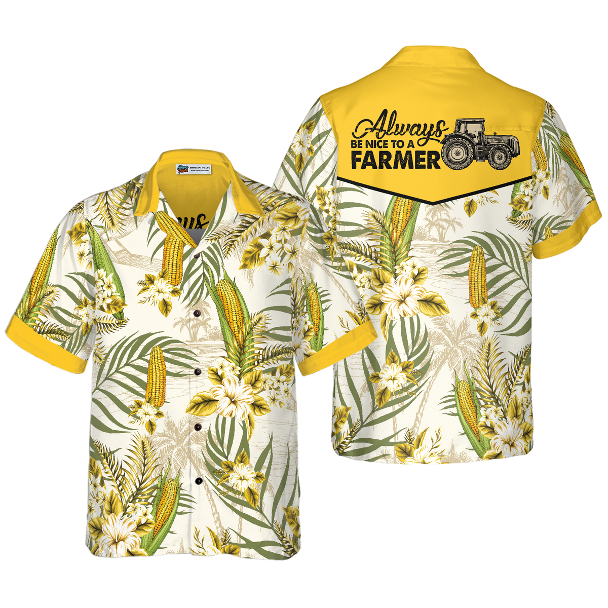 Farmer Corn Hawaiian Shirt - Hyperfavor