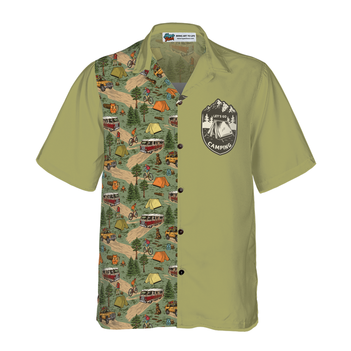 Life Is Better When You Are Camping Hawaiian Shirt - Hyperfavor