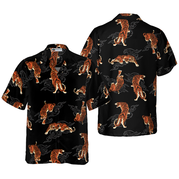 Tiger shirt best sale button up