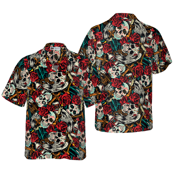 Skull Planet Galaxy Hawaiian Shirt For Men And Women - Freedomdesign