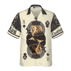 The King Of Poker Shirt For Men V1 Custom Hawaiian Shirt - Hyperfavor