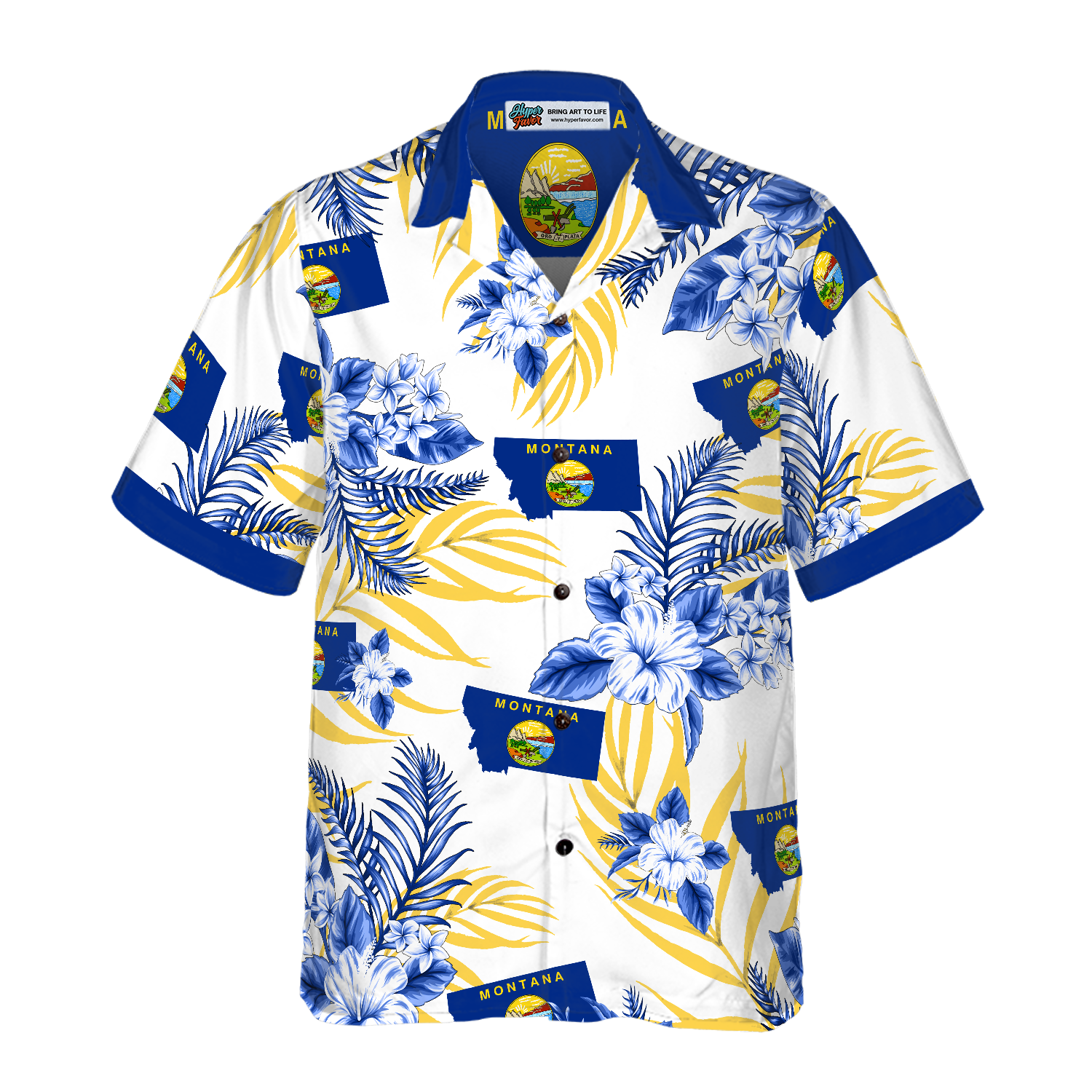 Montana Proud Hawaiian Shirt - Hyperfavor