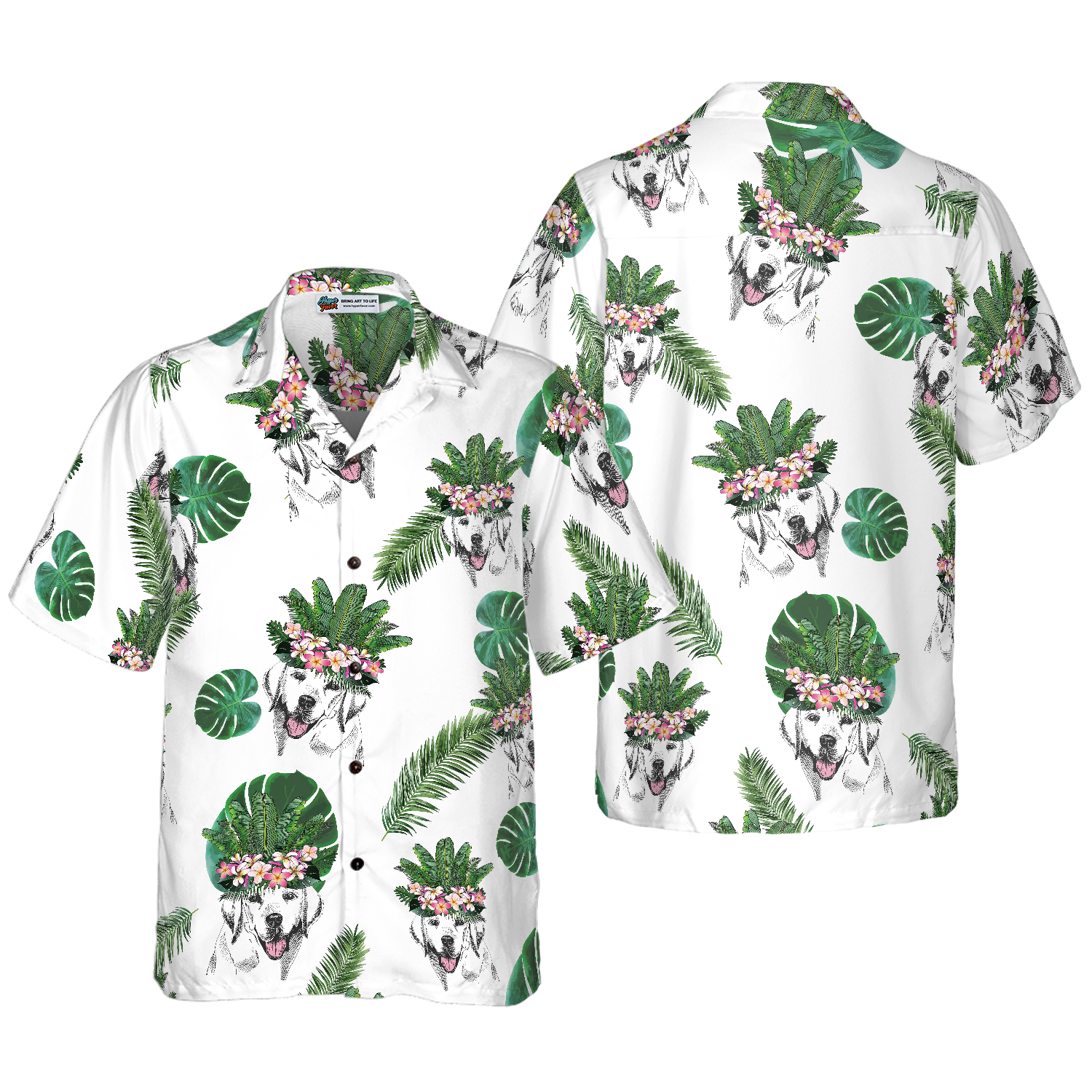 Labrador Retriever Ahola Tribe Dogs Hawaiian Shirt - Hyperfavor