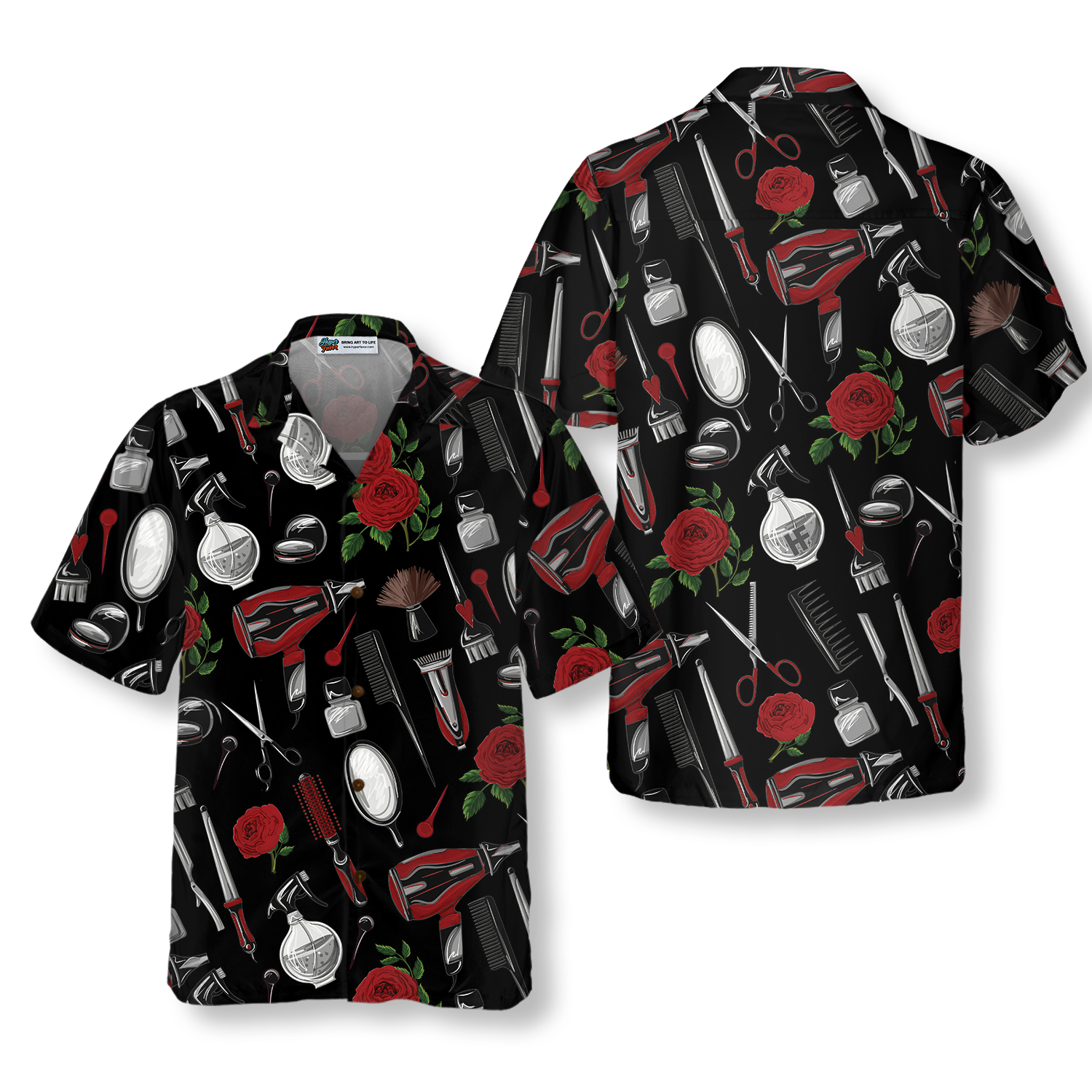 Hairdresser Tools Hawaiian Shirt - Hyperfavor