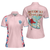 Queen Of The Lanes Bowling Short Sleeve Women Polo Shirt, Pink Ladies Bowling Shirt, Tenpin Bowling Shirt - Hyperfavor