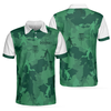Camouflage Texture Doink Disc Golf Short Sleeve Polo Shirt, Disc Player Polo Shirt, Camo Disc Golf Shirt For Men - Hyperfavor