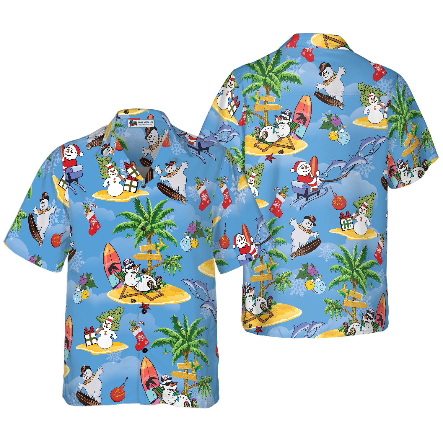 Merry Christmas Santa Claus 17 Hawaiian Shirt - Hyperfavor