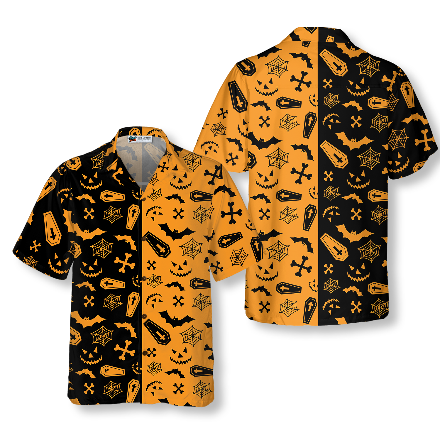 Halloween Party Hawaiian Shirt - Hyperfavor