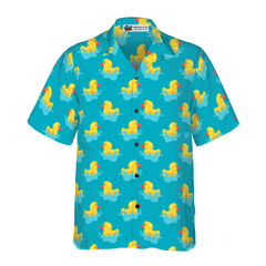 Little Duck Playing With Water Hawaiian Shirt - Hyperfavor