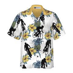 Cycling Ride With Me Custom Hawaiian Shirt - Hyperfavor