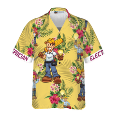 Electrician Hawaiian Shirt - Hyperfavor