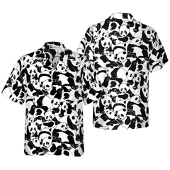 Cartoon Young Pandas Hawaiian Shirt - Hyperfavor