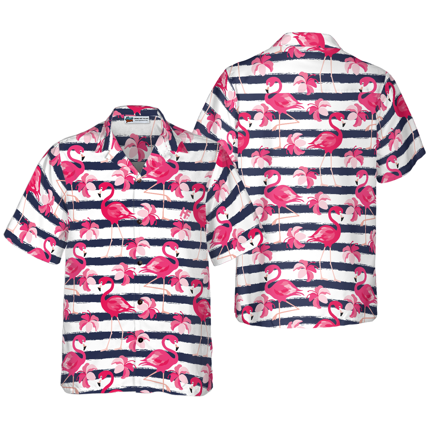 Flamingo 29 Hawaiian Shirt - Hyperfavor