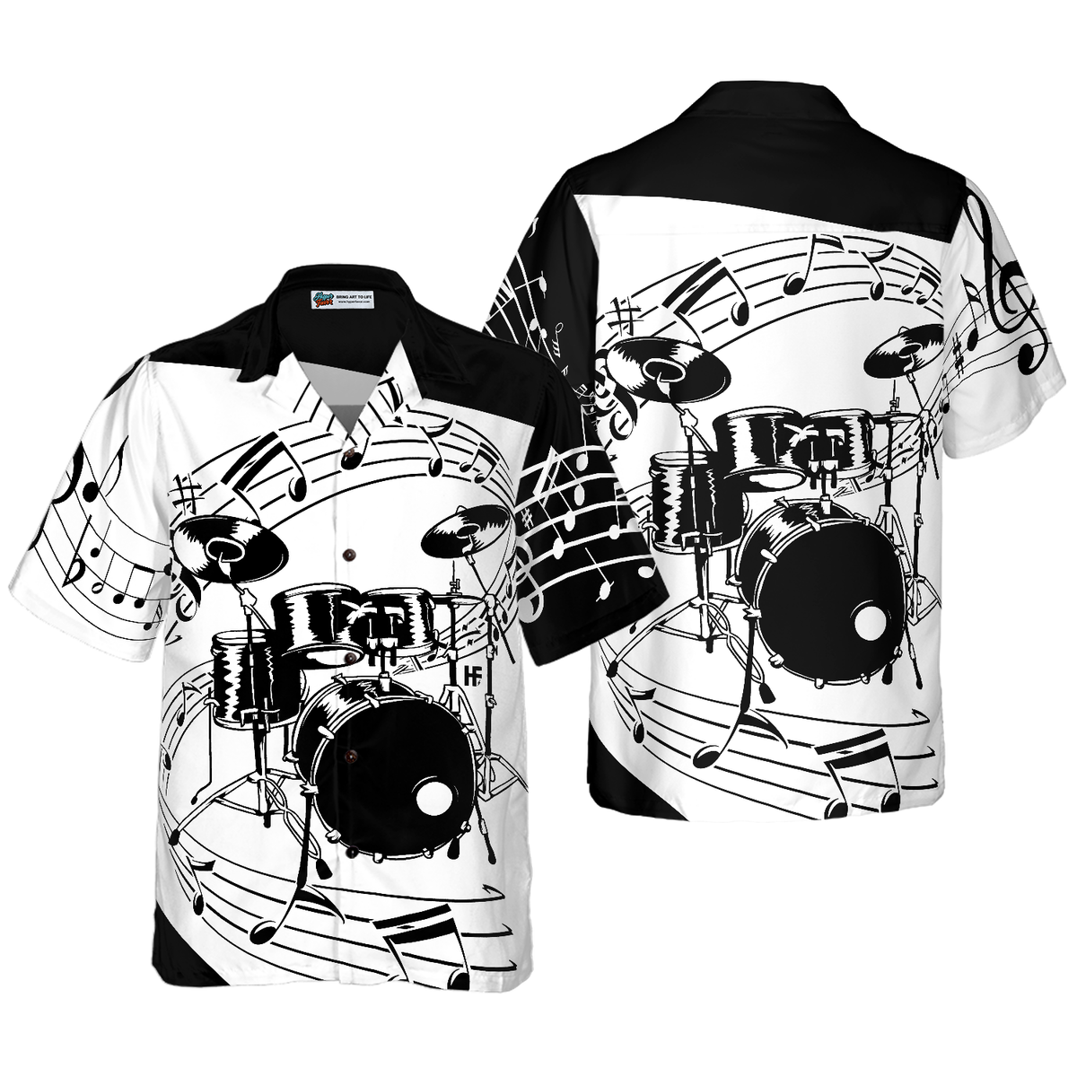 Drums For Music Hawaiian Shirt - Hyperfavor