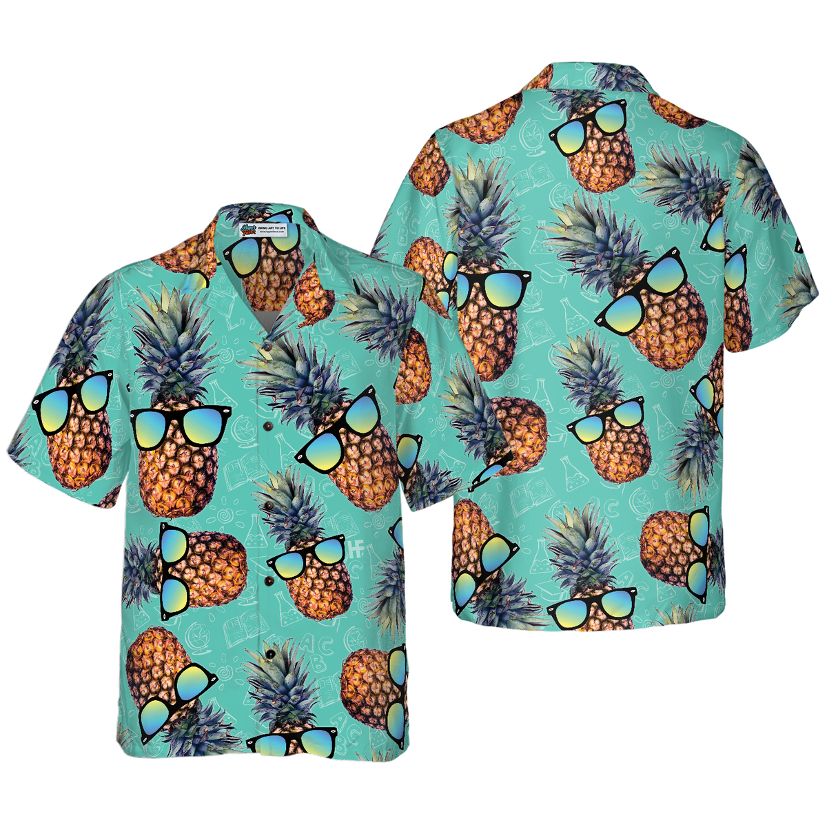 Chill Pineapple Teacher Hawaiian Shirt, Teacher Shirt for Men And Women, Best Gift For Teachers - Hyperfavor