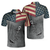 Crack Fishing American Flag Short Sleeve Polo Shirt, Patriotic Polo Shirt, Best Fishing Shirt For Men - Hyperfavor
