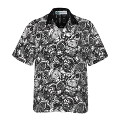 Repair Even Dead On Dark Background Hawaiian Shirt - Hyperfavor