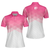 Just A Pink Girl Who Loves Playing Golf Short Sleeve Women Polo Shirt, Pink Argyle Pattern Golf Shirt - Hyperfavor