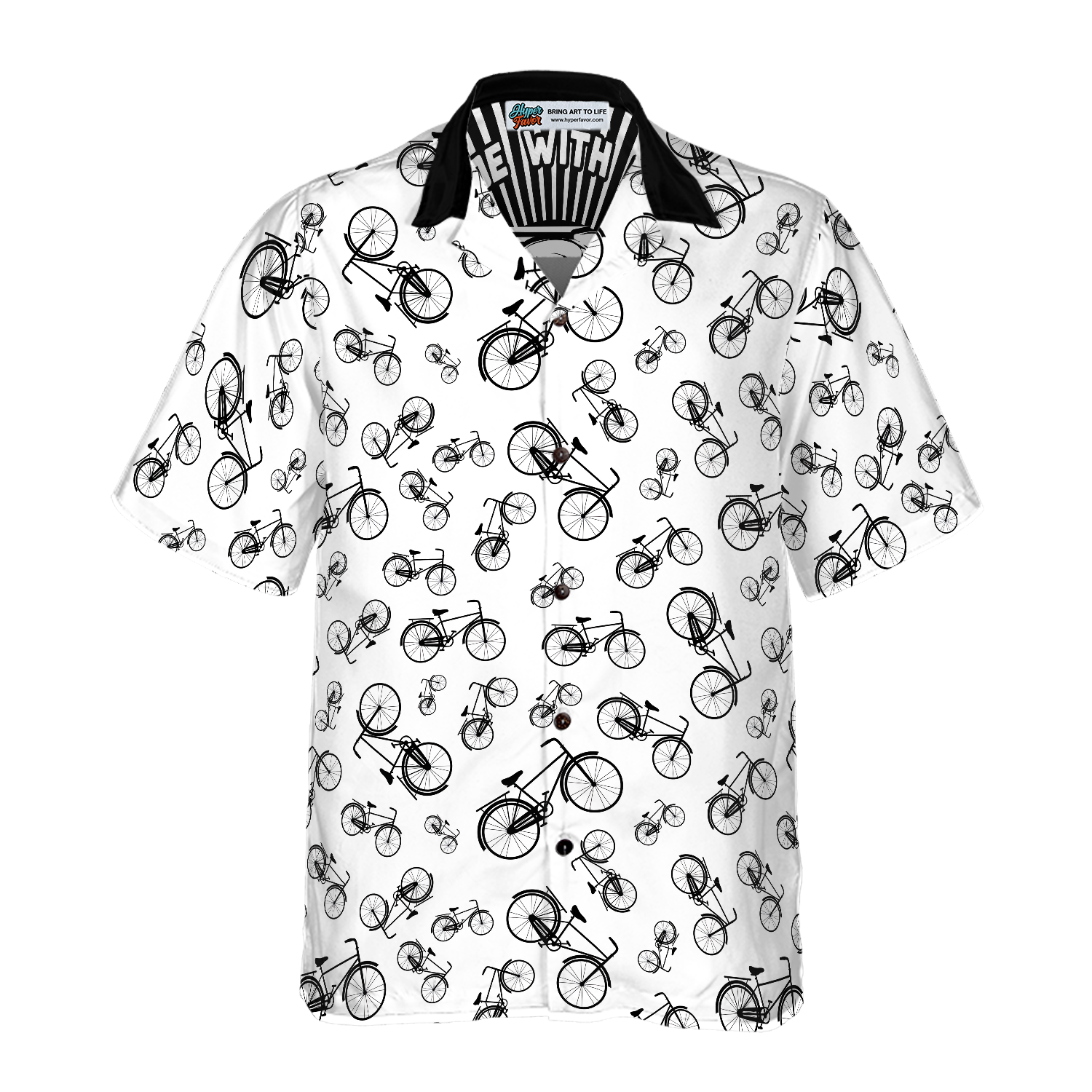 Cycling Ride With Me Custom Hawaiian Shirt - Hyperfavor