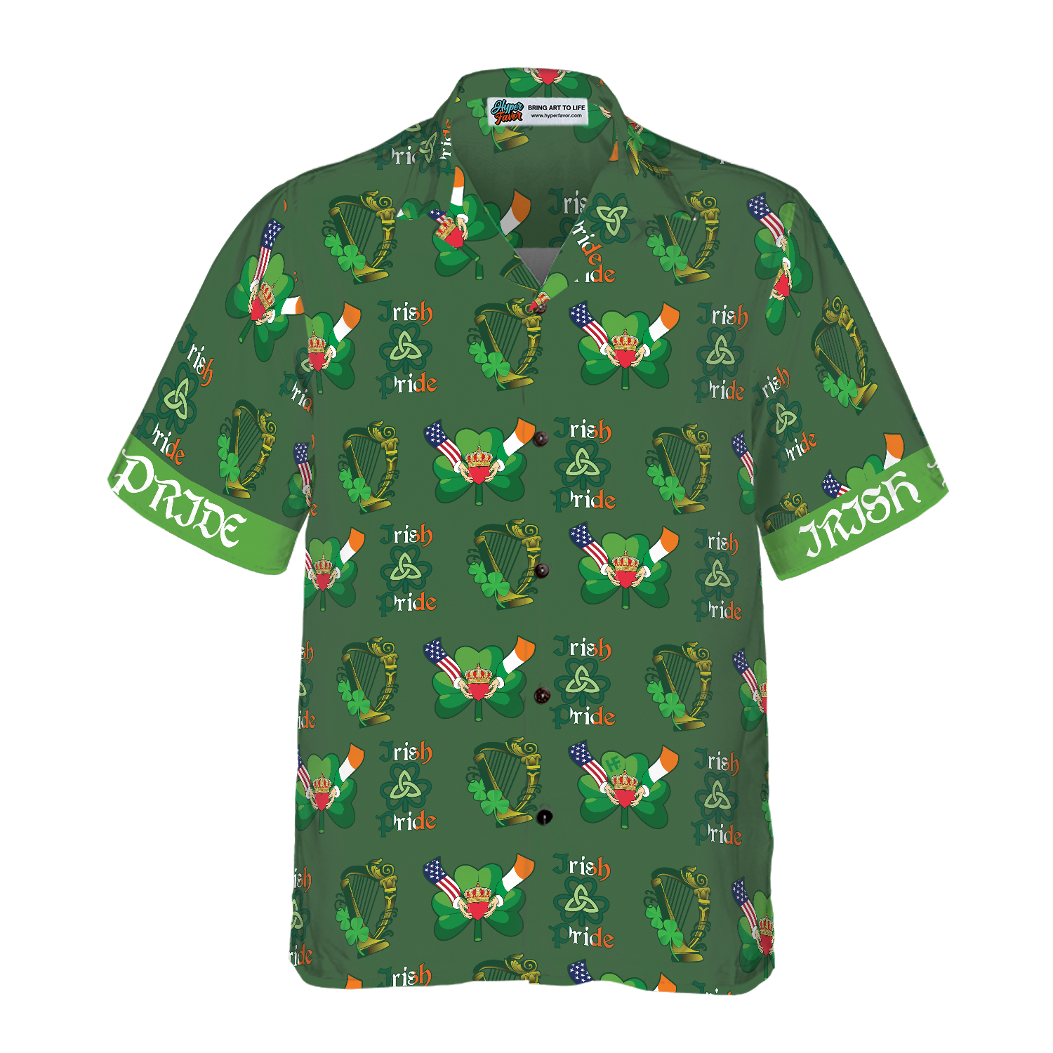 Irish Pride Hawaiian Shirt - Hyperfavor